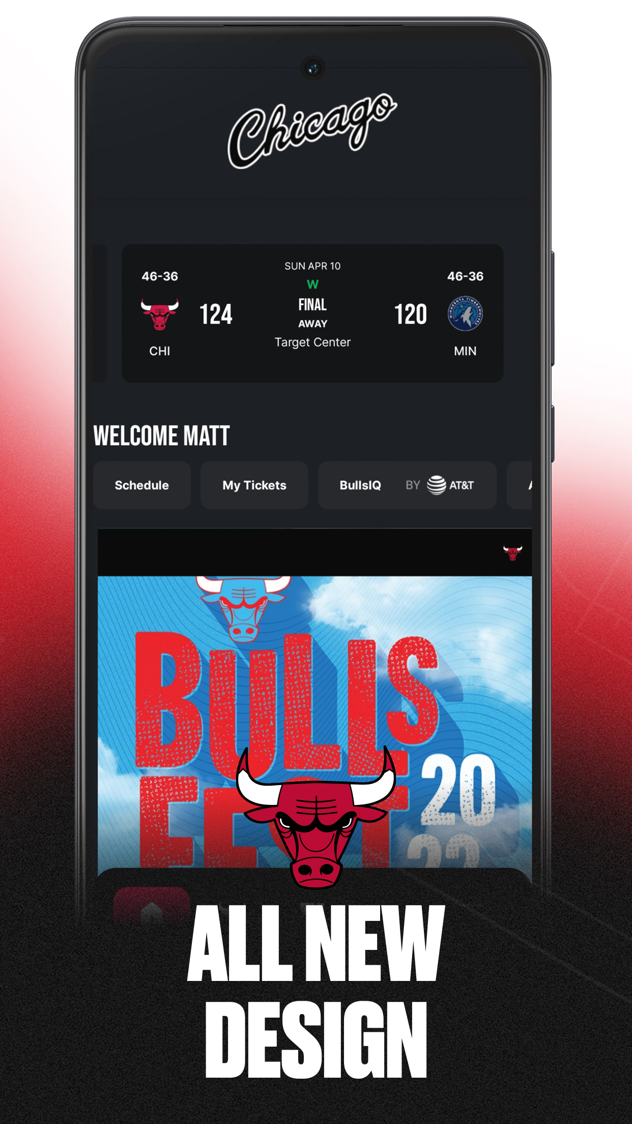 Download Chicago Bulls iPhone HD Images.